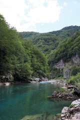 descent to the Tara river Montenegro. Tara Canyon