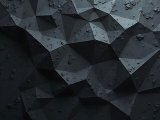 Abstract textured background featuring a dark gray polygonal mosaic pattern with a gritty, uneven surface aesthetic.