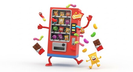 Fototapeta premium slot machine with casino chips