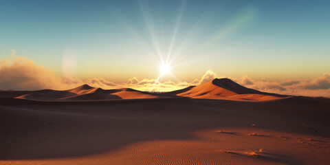 mountain landscape in the desert