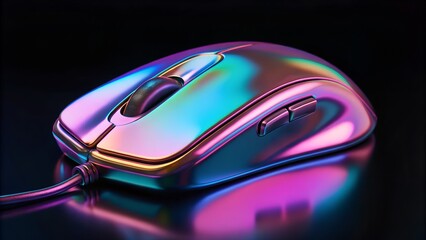 Futuristic Neon Phone Icon with Vibrant Purple and Blue Glowing Design