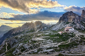 Berglandschaft in den Dolomiten
