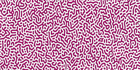 binary code background, Abstract truing organic wallpaper Turing reaction diffusion monochrome seamless pattern with chaotic motion.