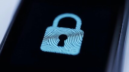 Modern security lock concept for digital device, data encryption and cyber security protection, - Powered by Adobe