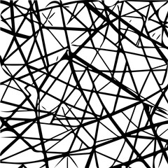 Abstract geometric minimalist black and white vector background, abstract geometric seamless pattern