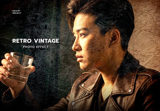 Retro Vintage Photo Effect