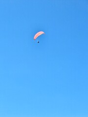 paraglider in the sky