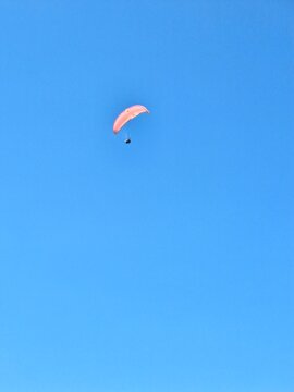 paraglider in the sky