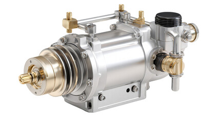 Air pump motor background isolated on a Transparent background, PNG file.