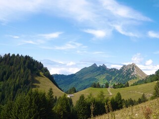 mountain landscape in the alps