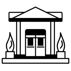 Petrol Pump Icon Vector