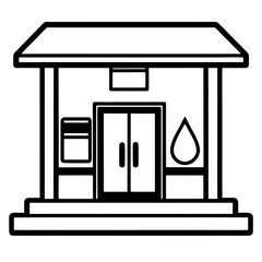 Petrol Pump Icon Vector