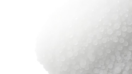 Subtle white textured background pattern of translucent circles fading across the frame creates depth and visual interest