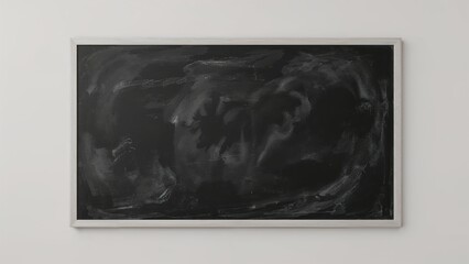 Fototapeta premium Blackboard surface with chalk smudges