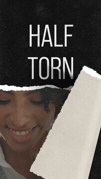Half Torn Paper Media Title Reveal