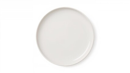 White background featuring a ceramic plate with clipping mask