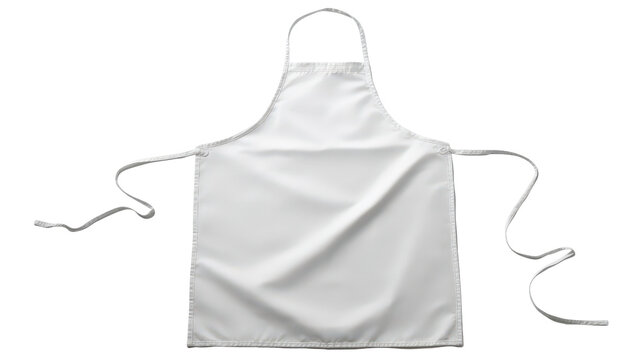 Apron with tie closure background isolated on a Transparent background, PNG file.