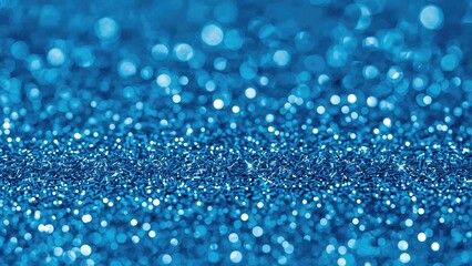 Radiant blue glitter effect with soft focus, ideal for festive or seasonal wallpaper