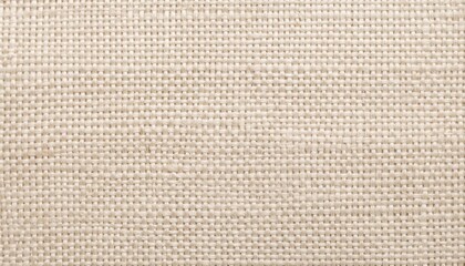 Light cream fabric with woven texture and pattern, cotton, linen, empty, blank background in natural tone for product display, advertisement and marketing