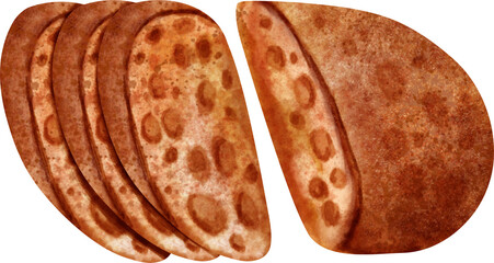 watercolor multigrain bread