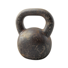 Fototapeta premium Kettlebell Strength Training Equipment Fitness Workout Exercise Weight Gym Gear Iron Kettlebell On Transparent Background