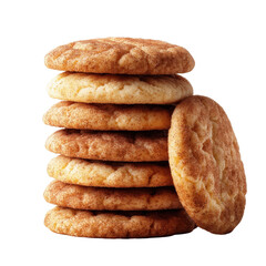 Snickerdoodle Stack: A mouthwatering tower of freshly baked snickerdoodle cookies beckons with their inviting aroma and delightful texture. The perfect treat for any occasion.