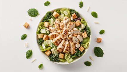 Hearty Caesar Salad Plate