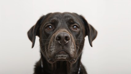 Fototapeta premium Black pet snout protector paired with a package