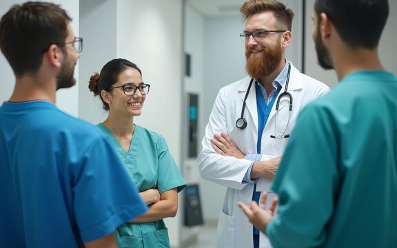 Talking to the right people for the best advice. Cropped shot of two medical practitioners having a discussion in a hospital. High quality