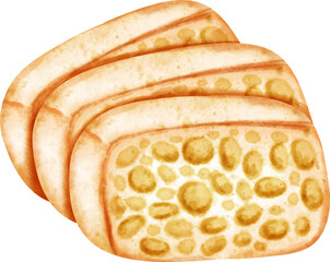 watercolor tempeh
