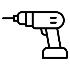 Drill  Icon Element For Design