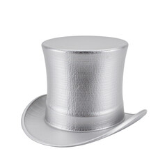 top hat isolated on white background 