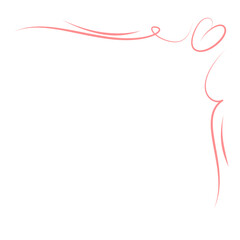 International Women's Day Corner Frame