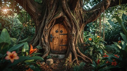 Secret Doors Leading to a Fairy Tale Garden