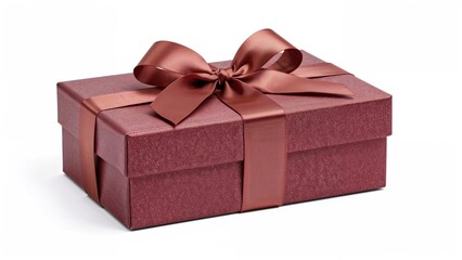 Obraz premium Chocolate-colored package set on a light surface