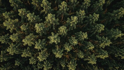 Dense trees in a forested area, tree bark details, wooded environment, bird's-eye view of trees
