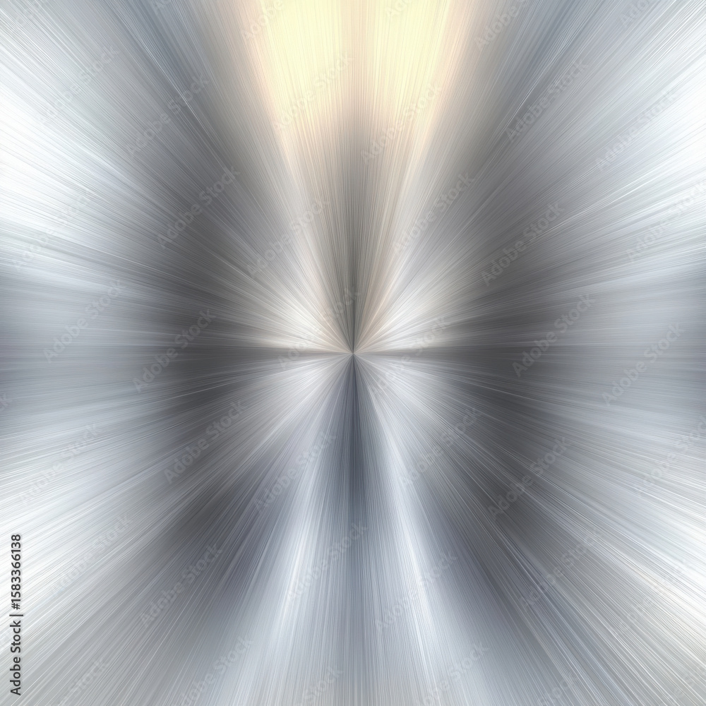 Poster abstract background with a metallic radial pattern and light rays. modern texture for digital design