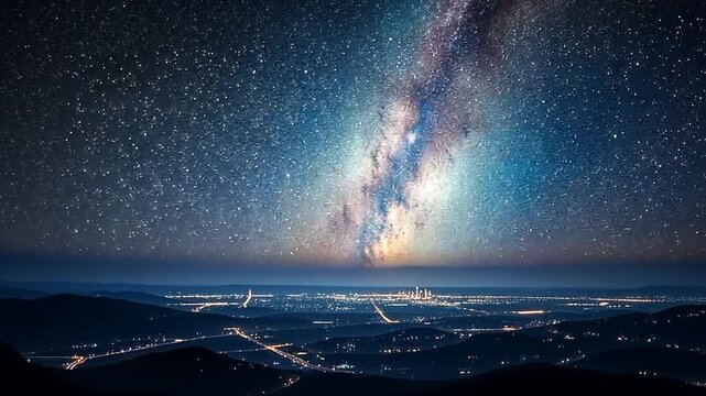 fountain in space