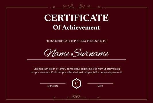 Simple employee of the month certificate	 - Powered by Adobe