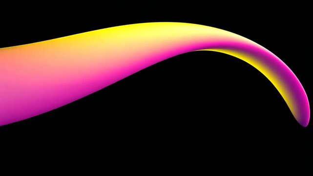 abstract rainbow wave