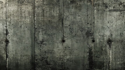 Fototapeta premium Grunge design texture of raw gray concrete wall with rough textured surface. Abstract background with old cement panel.