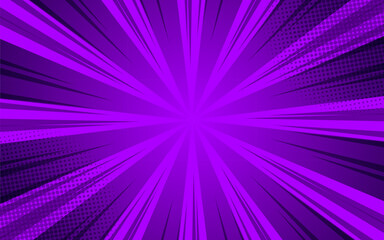 Abstract comic explosion background with radial effect. vector illustration.