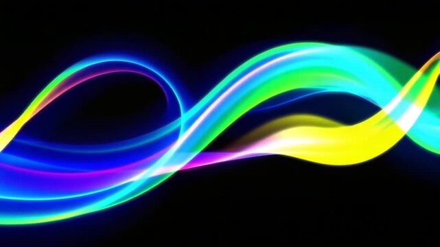 abstract colorful wave