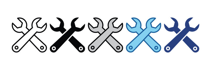 Wrench  Icon Element For Design