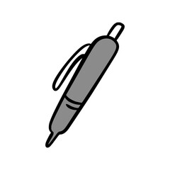 Hand-Drawn Pen Cartoon Vector &ndash; School Writing Tool for Note-Taking and Education Use
