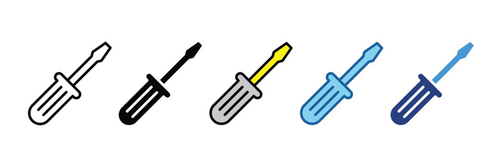 Screwdriver  Icon Element For Design
