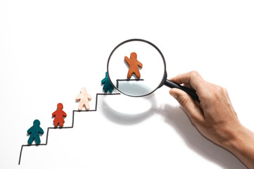 The HR team selects candidates for vacancies.