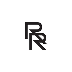 RR initial logo design, rr logo, letter rr monogram design, R R logo design, letter RR vector logo
