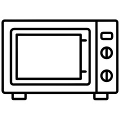 Microwave Icon &ndash; Kitchen Appliance 