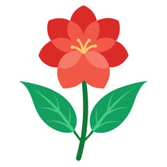 southernwood flower vector illustration  on-white-background